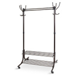 Nk.Вешалка гардеробная с полками ВГП90-6 медный антик