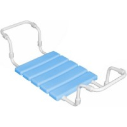VIT. Сиденье в ванну, пластиковое на раздвижной металлической основе (голубое)