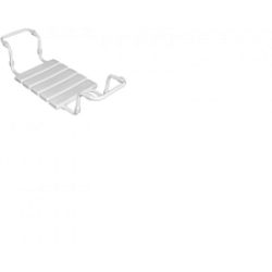 VIT. Сиденье в ванну, пластиковое на раздвижной металлической основе (белое) арт. 1701/06