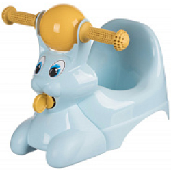 PH. Горшок детский в форме игрушки "Зайчик" "Lapsi" 420х290х310 мм (светло-голубой)